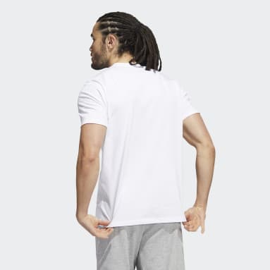 Men Sportswear White Basics Emblem Graphic Tee