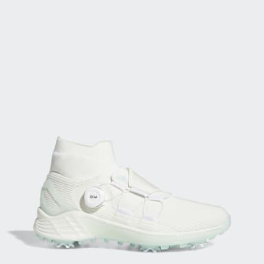 Women Golf White ZG21 Motion Primegreen BOA Mid Golf Shoes