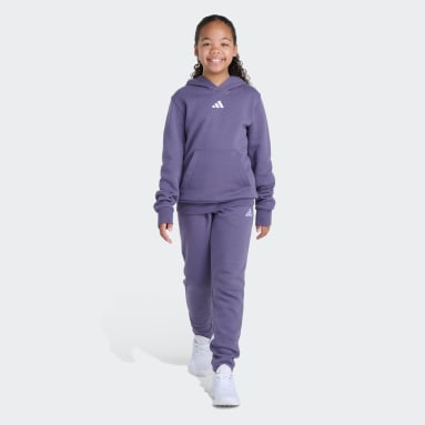 2-Piece Long Sleeve Fleece Pullover & Jogger Set