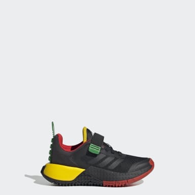 Kinderen Sportswear zwart adidas DNA x LEGO® Schoenen met Elastische Veters en Klittenband