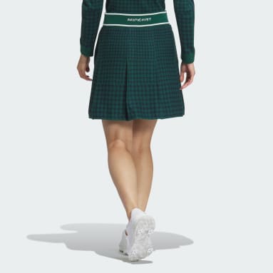 【ゴルフ】PRIMEKNIT ハウンドトゥース プリーツスカート