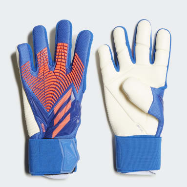 Youth Soccer Blue Predator Pro Gloves