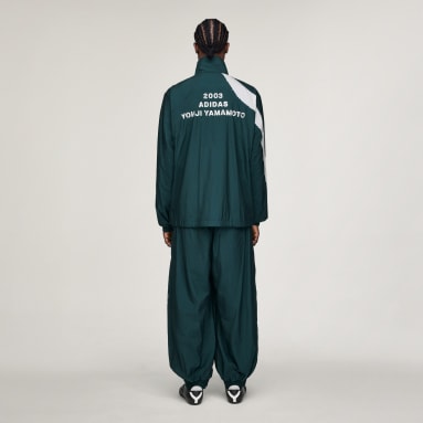 Y-3 RAW EDGE 3 STRIPES NYLON SHELL PANTS