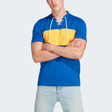 Camiseta Histórica Boca Juniors Azul Hombre Fútbol