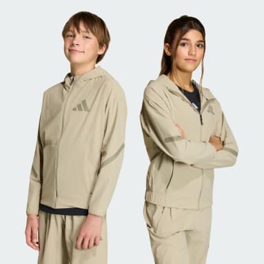 Z.N.E. Woven Travel Cover Up Track Top