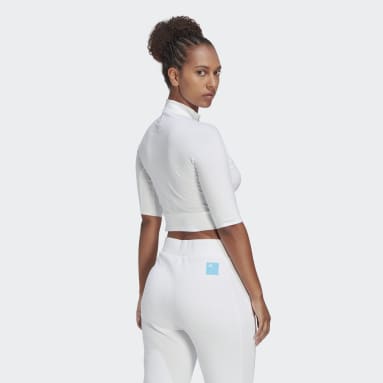 Remera Mission Victory Ajuste Ceñido Blanco Mujer Sportswear