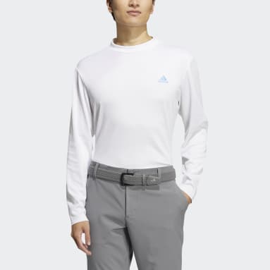 Men's Golf White Made to be Remade Mock Neck Long Sleeve Shirt