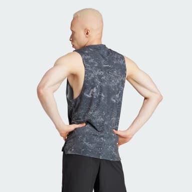 Camiseta sin mangas Power Workout Negro Hombre Gimnasio Y Entrenamiento