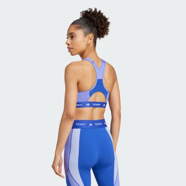 Top Deportivo Techfit Cuello Alto Soporte Medio Colorblock