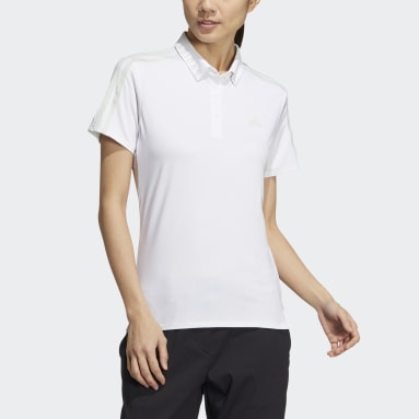 Women Golf White 에어로레디 3S 폴로 셔츠