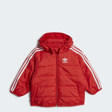 Kids Originals Red Adicolor Jacket