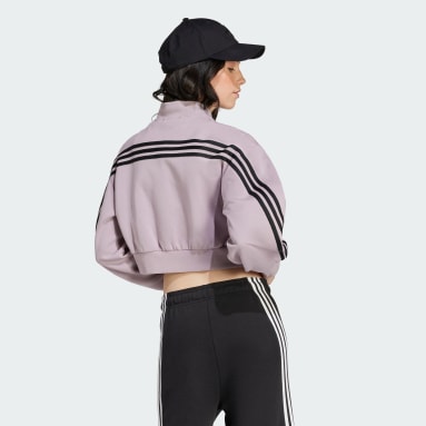 Women sportswear Purple 퓨처 아이콘 3S 봄버 재킷