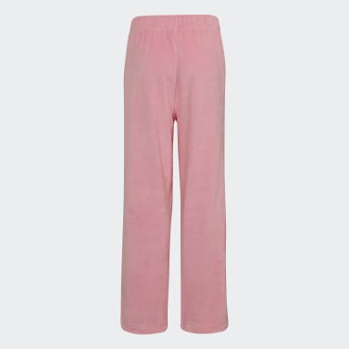 Pantaloni Lounge Velour Regular Rosa Ragazza Sportswear
