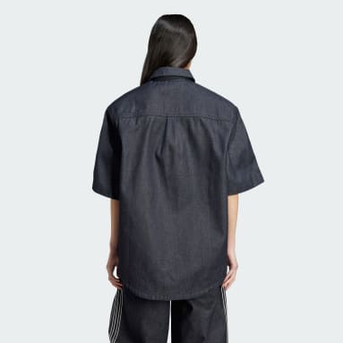 Camisa Denim Manga Corta