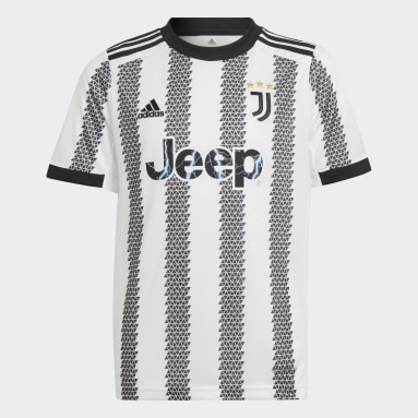 เด็กผู้ชาย ฟุตบอล สีขาว เสื้อฟุตบอลชุดเหย้า Juventus 22/23