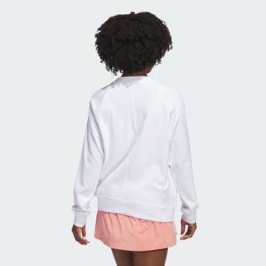 adidas Sweat-shirt Made With Nature Blanc Femmes Golf