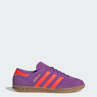 Purple adidas sneakers clearance