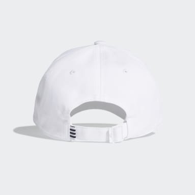 Baseball 3-Stripes Twill Caps Hvit