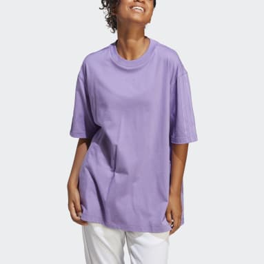 Frauen Sportswear Dance Oversized T-Shirt Lila