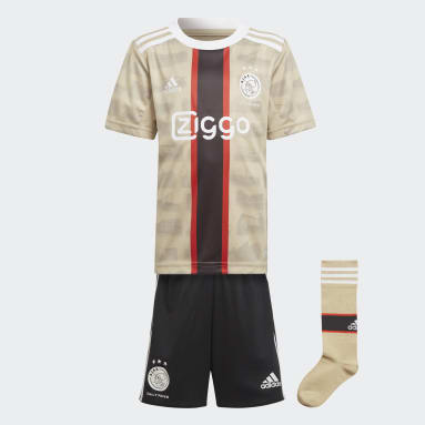 Mini kit Third Ajax Amsterdam x Daily Paper 22/23 Beige Enfants Football