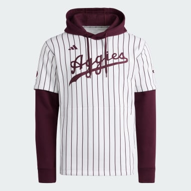 Texas A&M Aggies Baseball Jersey Hoodie