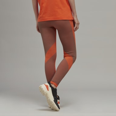 Women Y-3 Brown Y-3 Classic Seamless Knit Tights