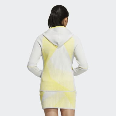 Women Golf Grey Statement Primeknit Hooded Jacket