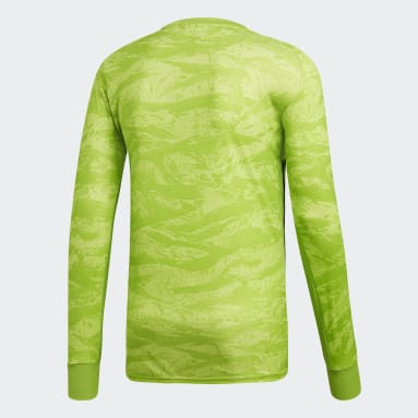 Heren Voetbal groen AdiPro 18 Goalkeeper Voetbalshirt