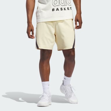 Men Basketball Beige adidas Select Shorts