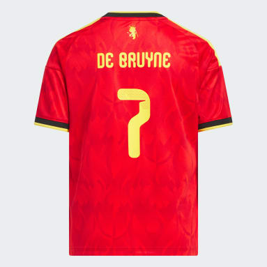 Belgium 26 Home De Bruyne Kids Jersey