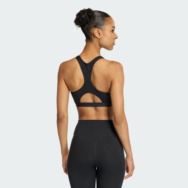 บราซัพพอร์ตระดับปานกลาง Optime Essentials Workout 3-Stripes