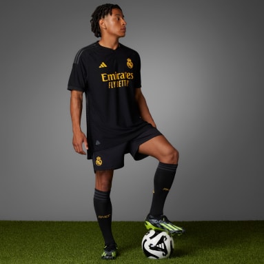 Männer Fußball Real Madrid 23/24 Ausweichtrikot Authentic Schwarz