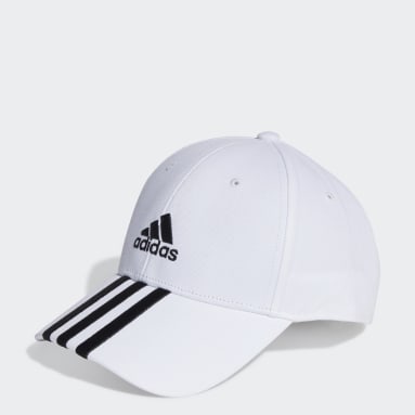 Sportswear White 3-Stripes Cotton Twill Baseball Cap