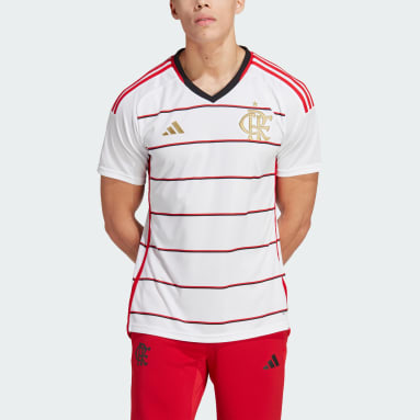 Camisa 2 CR Flamengo 23/24 Branco Homem Futebol