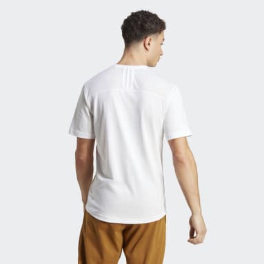 T-shirt de training Yoga Base blanc Hommes Studio