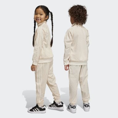 키즈 originals Beige 모노그램 프린트 트랙수트