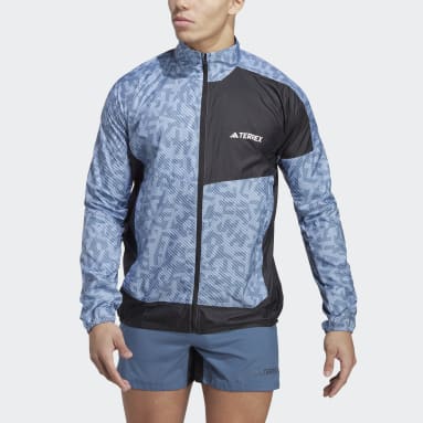 Männer TERREX TERREX Trail Running Windjacke Blau