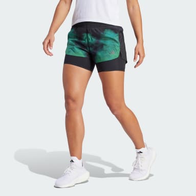 Shorts de Running Dos en Uno Berlin Negro Mujer Running