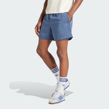 Adidas Running Shorts Size Small Blue Yellow Navy Logo 3 Women's Lined  Shorts
