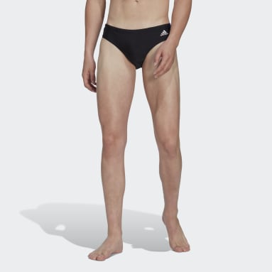 Männer Schwimmen Colorblock Badehose Schwarz