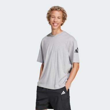 Essentials Loose Fit 3 Bar Logo Tee