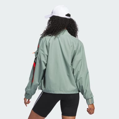 Women's Sportswear Green City Escape Loose Track Jacket