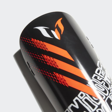 Youth Soccer Black Messi Match Shin Guards
