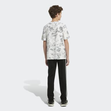 Youth Lifestyle White CORE-CAMO AOP SS TEE
