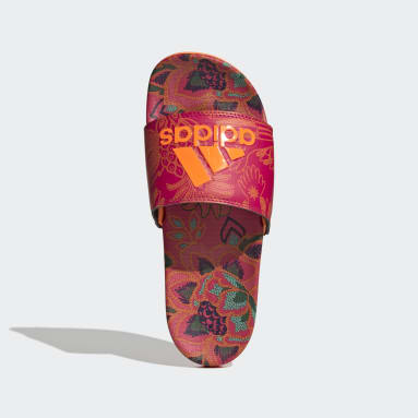 Chinelos Comfort Adilette Laranja Mulher Sportswear