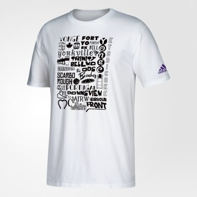 T-shirt Toronto Graphic blanc Hommes Entraînement