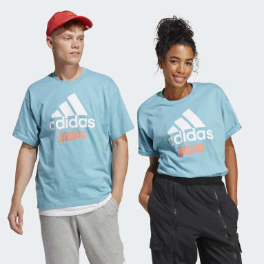 Graphic Tee Niebieski
