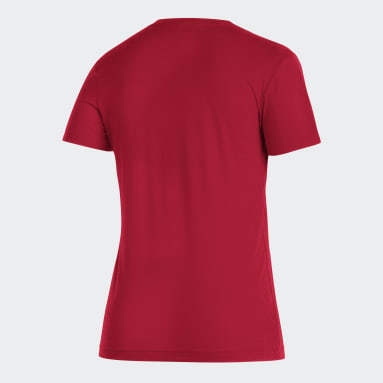 Women Hockey Red Canadiens Blend Tee
