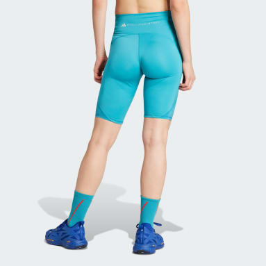 adidas by Stella McCartney TruePurpose Printed Cycling Leggings - Green, Women's Training