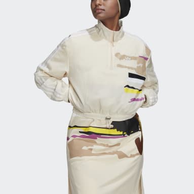 Chamarra Deportiva Thebe Magugu Beige Mujer Originals